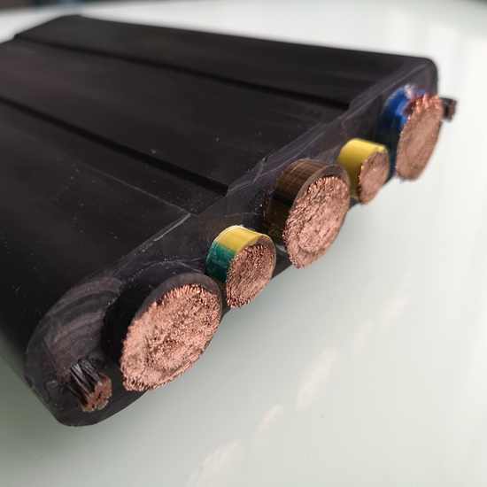 YGCBP高壓扁平卷筒電纜（三合一）